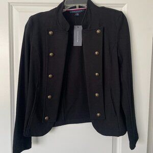 Tommy Hilfiger Black Military Style Jacket